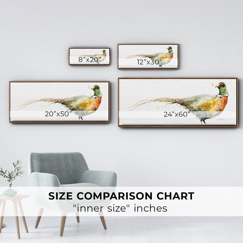 Harvest Pheasant- Framed Canvas