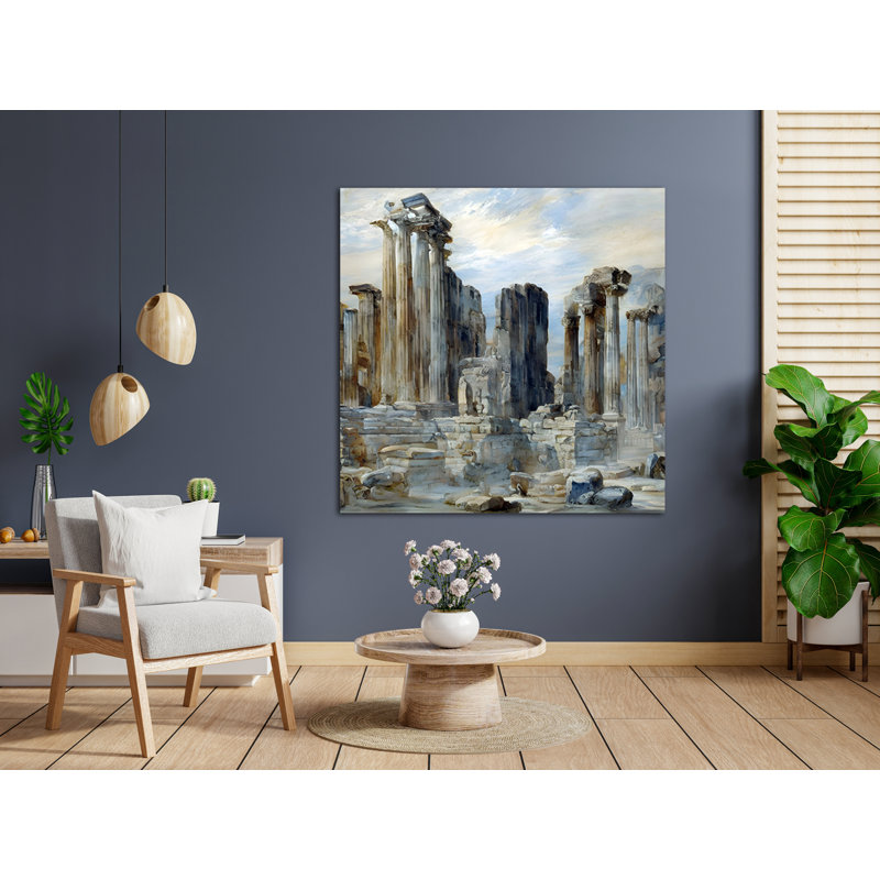 Ruines grecques, H 24 po x l 24 po