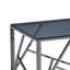 Azor Glass Top Frame End Table