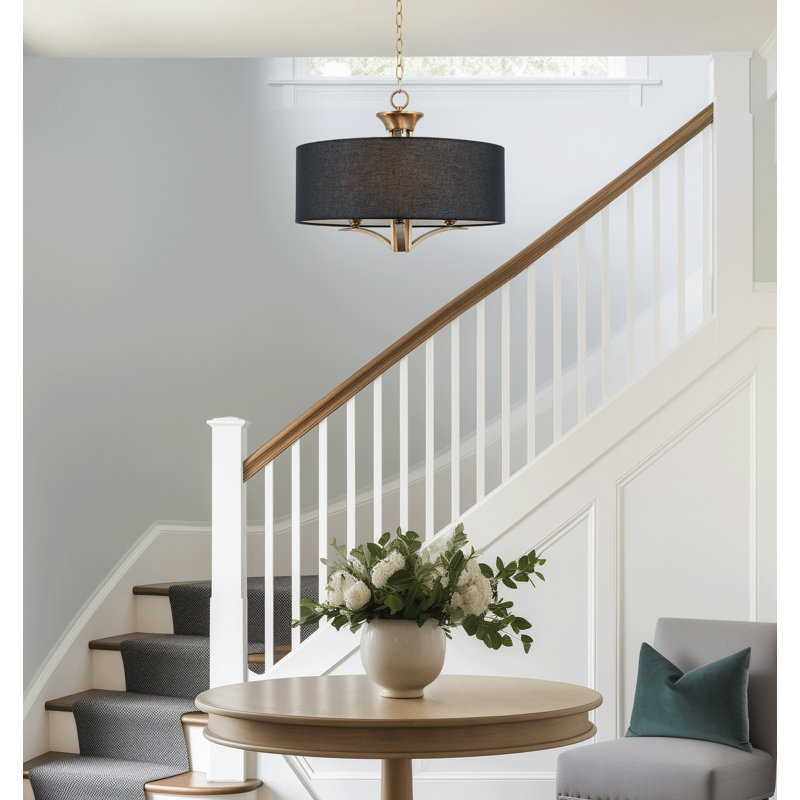 Haleemah 3 - Light Dimmable Drum Chandelier