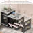 59.5" Kitchen Island With Extendable Dining Table, Kitchen Storage Table With Double-Sided Storage, Kitchen Island With 2 Drawers, Power Outlet, Side Open Shelves, For Kitchen, Dining Room-639121036