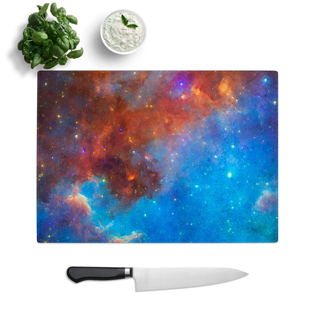 Tempered Glass Universe in Abstract Vol.13 Chopping Board