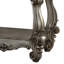 Antique Platinum End Table With Bottom Shelf