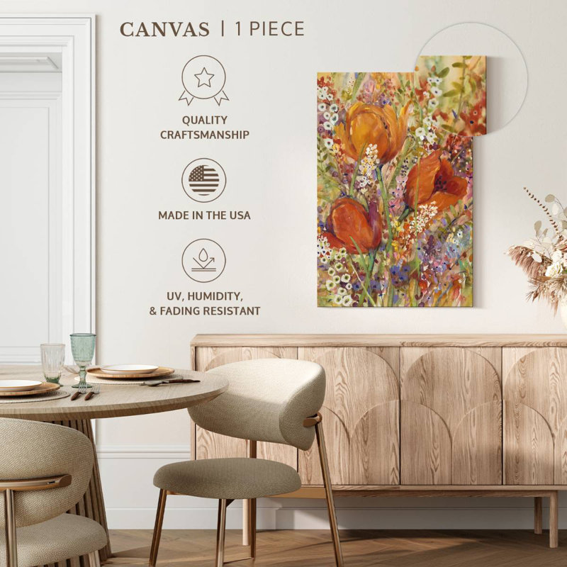 Harnek Spring Bloom II, 51" H x 34" W