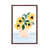 Classic Brown Wood Floater Framed