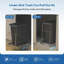 Under Sink Pull-Out Trash Can Organizer, Heavy-Duty Sliding Adjustable Cabinet Storage, Chrome (Waste Bin Not Included)