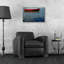 Art mural en verre acrylique «Red Boat» par Lynda, Breakwater Bay, 36 po x 24 po-970329042