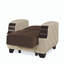Fauteuil rembourré convertible avec rangement-12543594-12543595