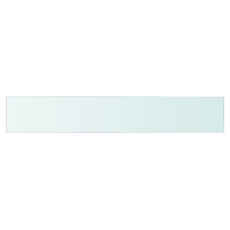Glass Floating Shelf, 0.8cm H x 90cm W x 15cm D