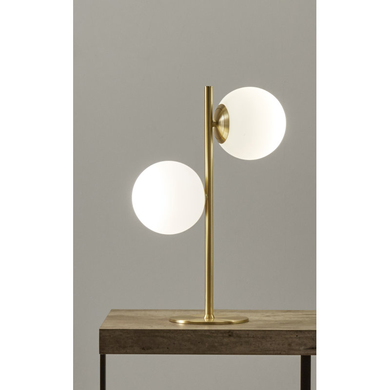 Mclamb Novelty Lamp, Gold/White