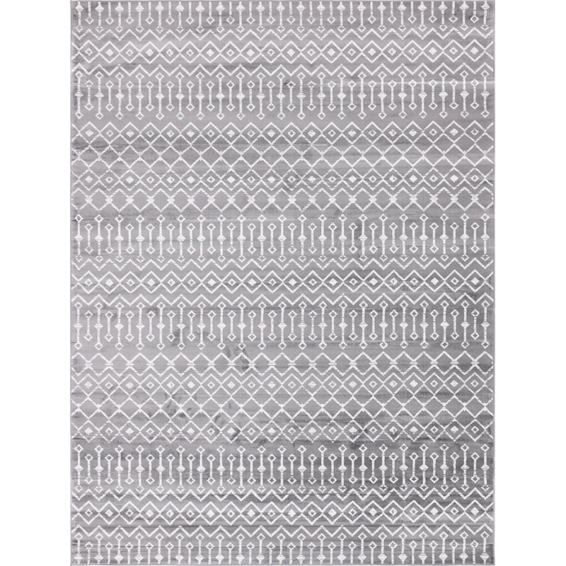 Aemtenan Abstract Indoor Rug, Rectangle 9'10" x 13'