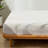MooMee 100% Washed Cotton Fitted Sheet Extra Deep Pocket Linen Like Textured-107672076-107672081