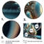 «Fractal Turquoise Pastel Cosmic Architecture I», reproduction sur toile-1760486052-1760486062