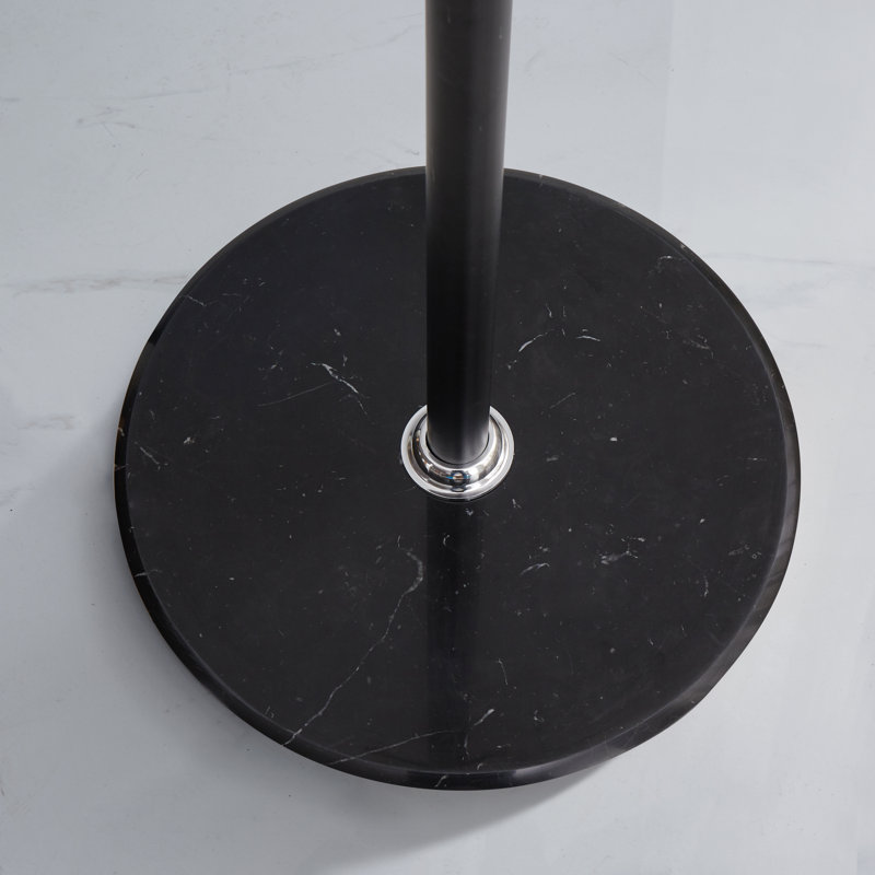 Aluminium Freestanding 8 - Hook Coat Rack, Black