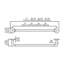 Soho Single Towel Bar - Wall Mount - 10" Stainless Steel/Matt Black-41245688-41245671