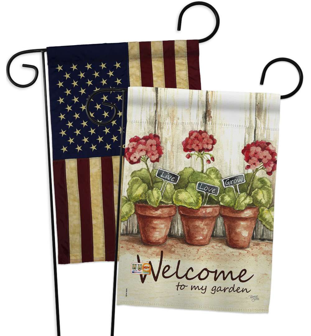 Anwar Double Sided 18.5'' H x 13'' W Polyester Independence Day Garden Flag August Grove®