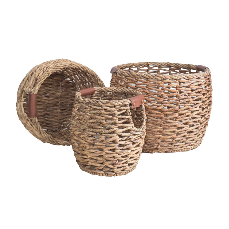 Ensemble de 3 paniers en osier
