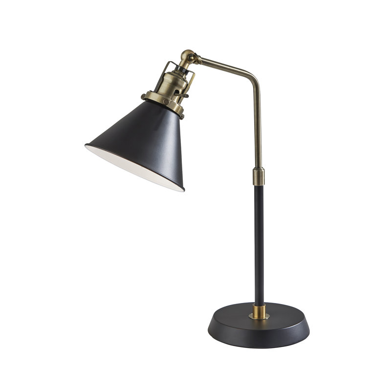 Lampe de bureau noire 19,5 po Lasky