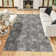 Aubepine Thandi Silver Gray Embossed Transitional Geometric Indoor Area Rug, Soft Polyester – Living Room & Bedroom