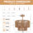 Kingstown 2-tier Rattan Semi-flush Mount Ceiling Light-1433103508
