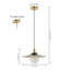 Luminaire suspendu simple à 1 lumière Hadley