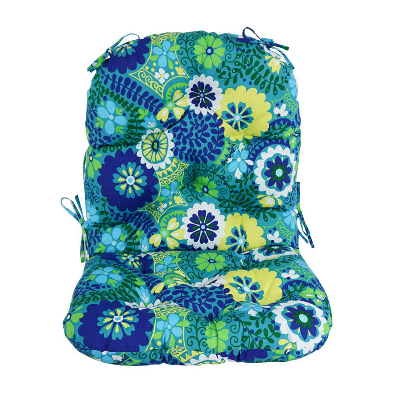 Outdoor 6'' Seat / Back Cushion, Luxury Azure
