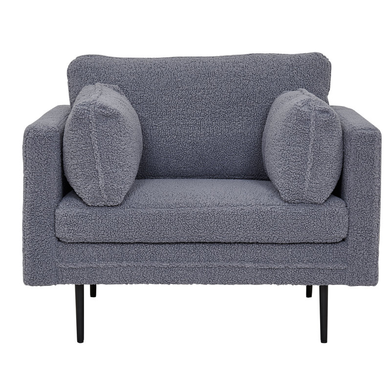 Caden Upholstered Armchair, Grey