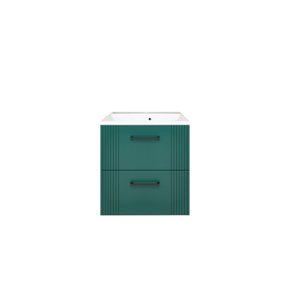 Jermon Bathroom 600mm Wall Hung Single Vanity Unit