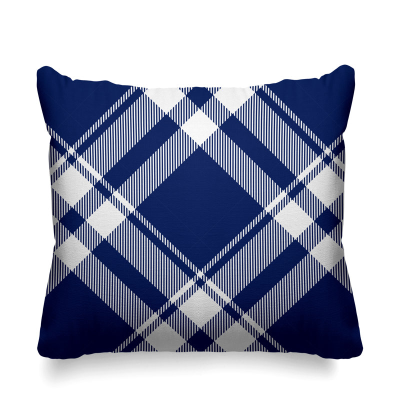 Housse et insert de coussin extérieur d'extérieur, L 15 po x H 15 po, Bleu