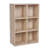 Wooden 3-Tier Bookcase Book Shelf Display Storage Shelf With 6 Compartments White-1249902281