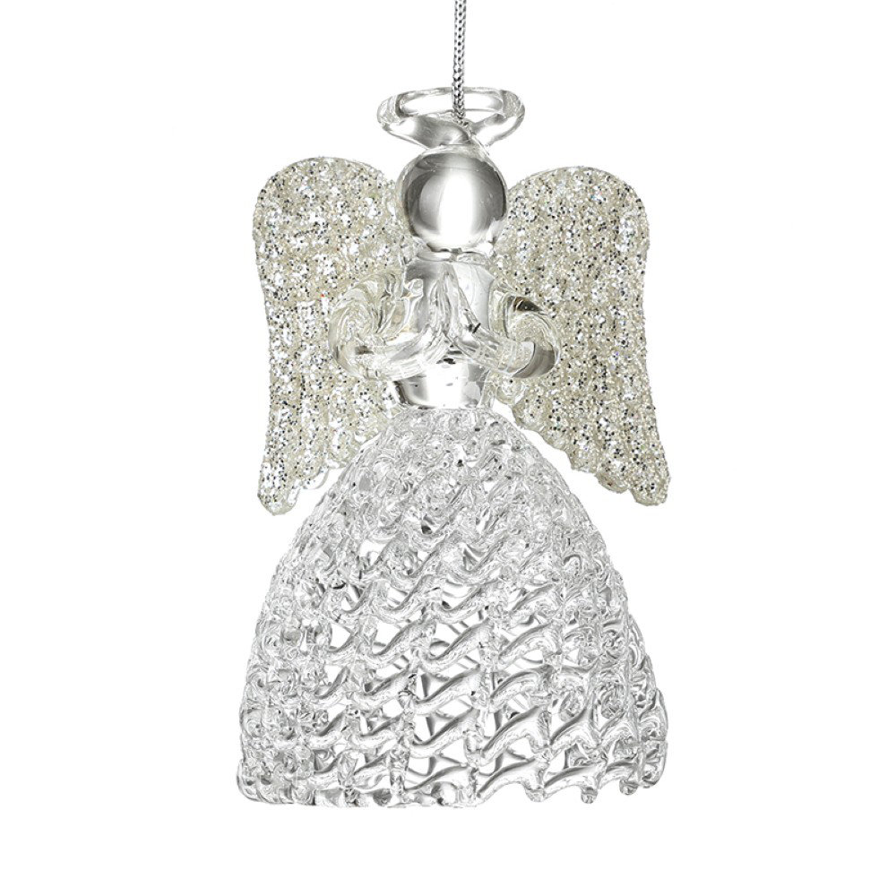 6cm Glass Hanging Figurine Ornament