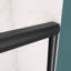 Porte moustiquaire double pour porte de salle de bain avec verre trempé transparent l 56 à 60 po x H 62 po-92163718