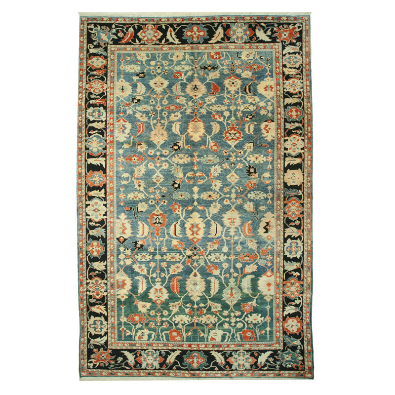 Refined Chic Hand Knotted Wool Area Rug