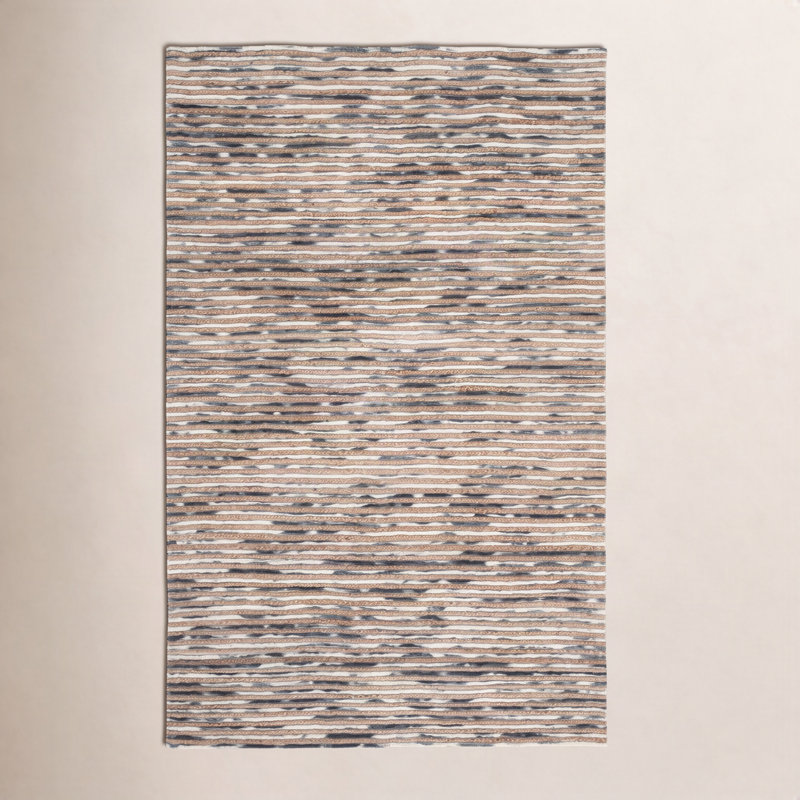 Tapis naturel / gris Cocci, Rectangle 4 pi x 6 pi