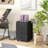 3 Drawer Home Office Storage Cabinet, Office Drawer On Wheels With Removable Tray, Under Desk Printer Stand With Storage-1213591327