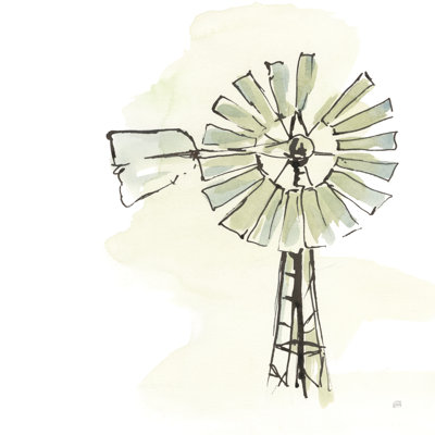 «Windmill I» par Chris Paschke - Peinture