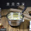 Buckingham Deep Salad Mixing Bowl Stainless Steel With Black Silicone Base-324632068