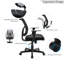 Chaise de travail ergonomique en filet Jhosep