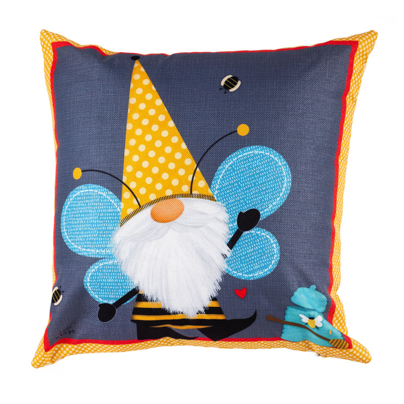  Housse de coussin carrée Honey Gnomes