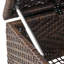 PE WICKER STORAGE BENCH Suitable For Bedroom,Fitting Room, Storage Room, Dining Room, And Living Room,Etc.