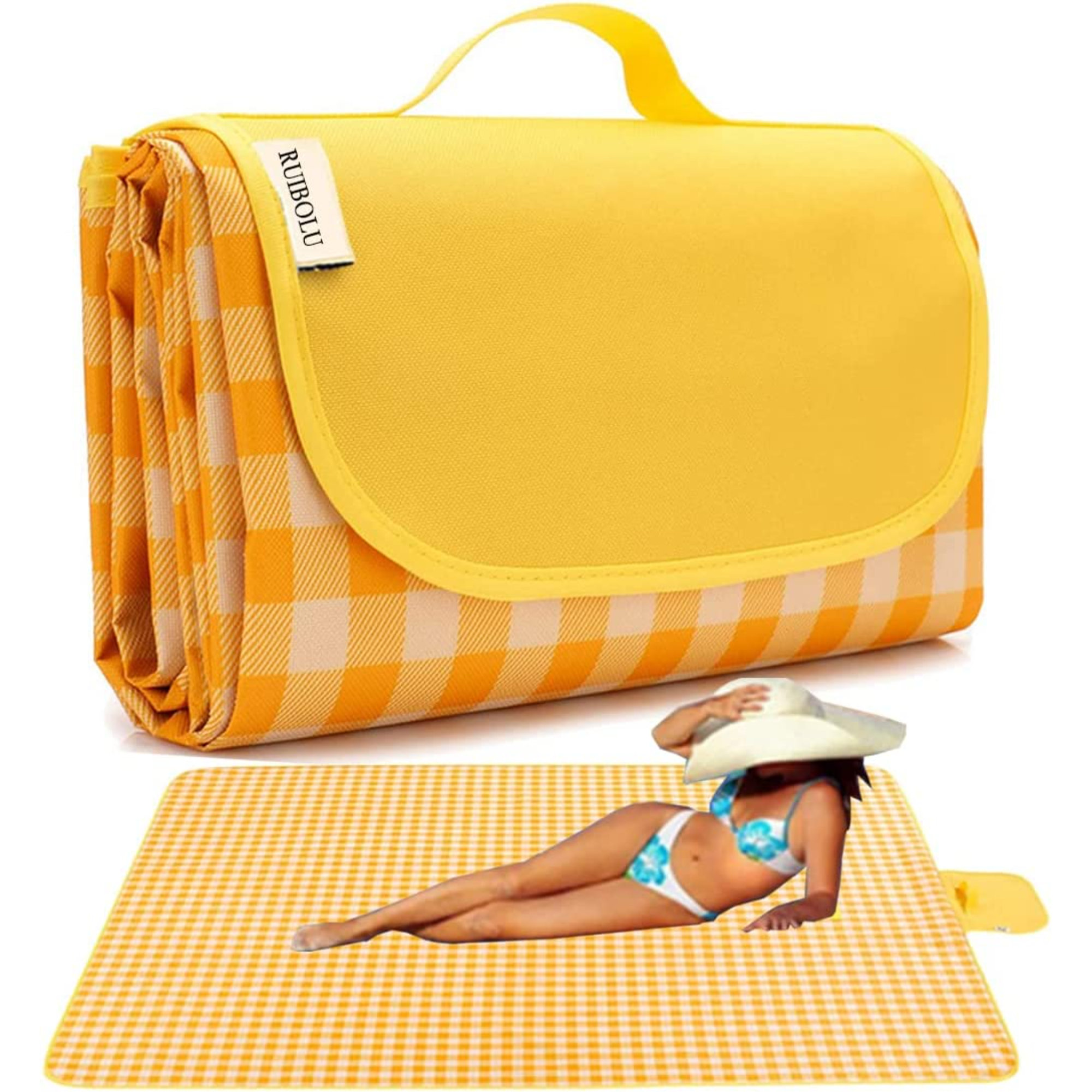 Polyester on sale picnic blanket