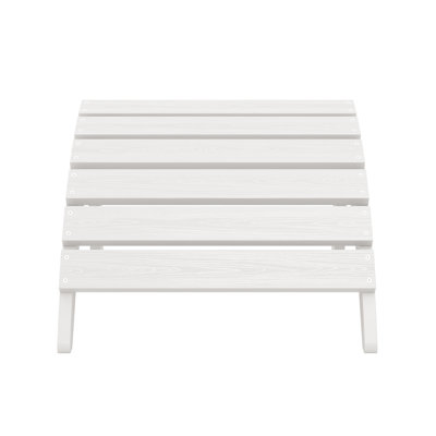 Wolak Classic Outdoor Adirondack Folding Ottoman