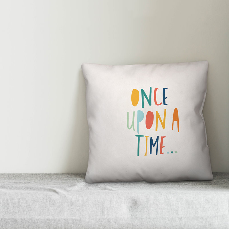  Once Upon a Time Reversible Throw Pillow