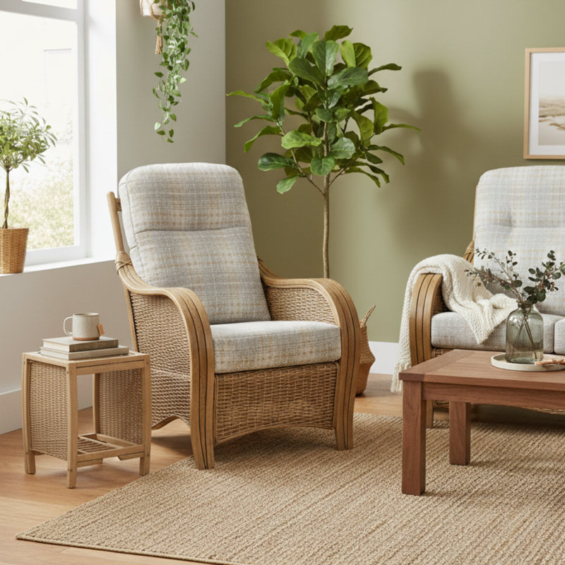 Leon Wicker Armchair