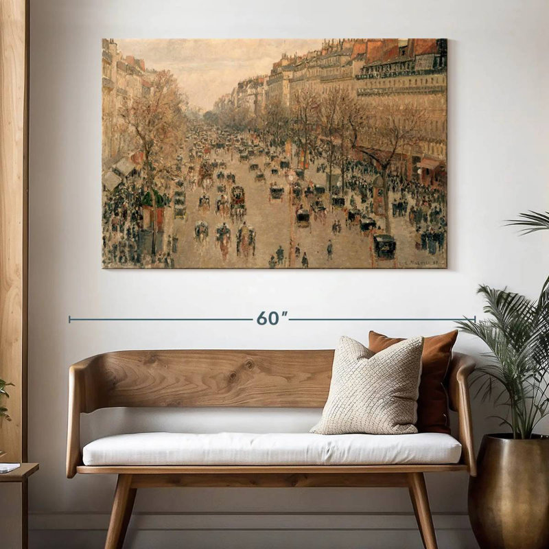 Sirci Boulevard Montmartre à Paris, H 34 po x l 51 po