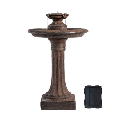 Outdoor Birdbath Fountain