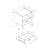 Modern Nightstand With 1 Storage Drawer-2010340540