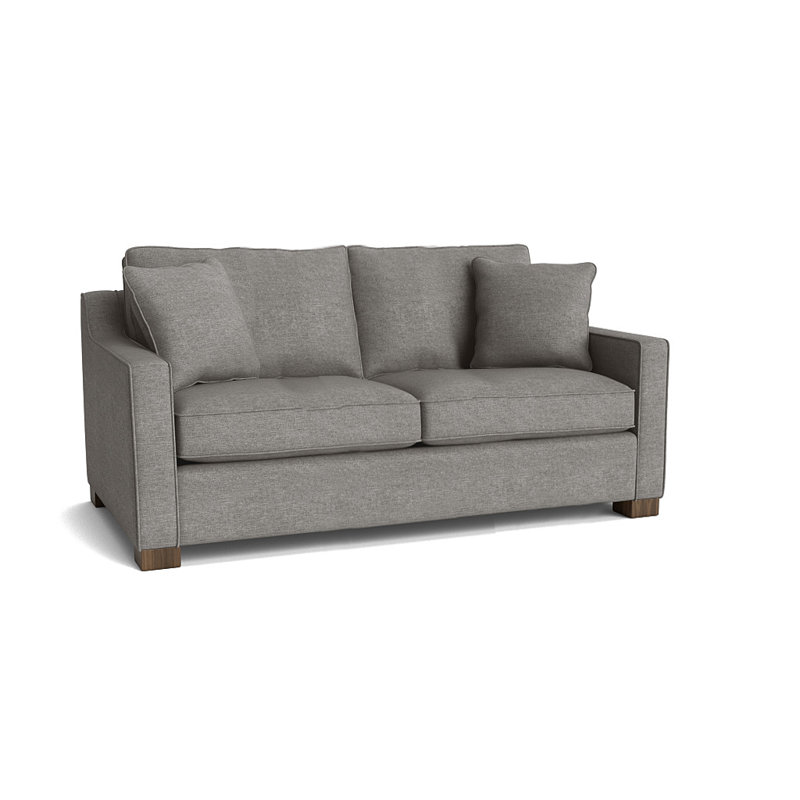 Aceyon Upholstered 71'' Sofa, Walnut, Entice Brick