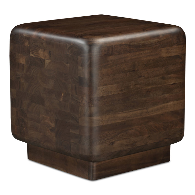 Table d'appoint Makani Eton brun foncé