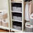 Foldable Lidded Storage Bin [3-Pack] Collapsible Sturdy Cationic Fabric Storage Basket Cube W/Handles-84705295